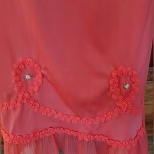 Nan Flower Coral Slip